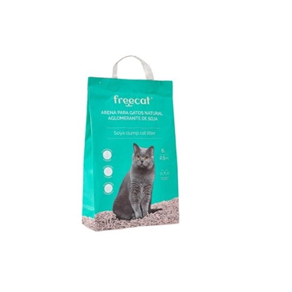 Picture of Freedog Natural Clumping Lavender Soy Cat Litter 2.5kg (6L)